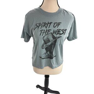 Urban Nation Womens Small Graphic T Shirt Spirit of the West Rodeo Tee